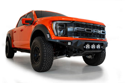 Addictive Desert Designs 2021+ Ford Raptor Bomber Front Bumper w/ 3 Baja Designs LP6 Light Mounts