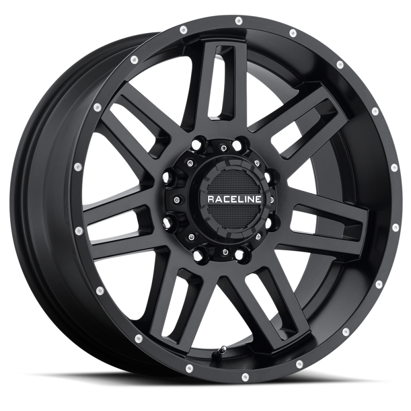 Raceline 931 Injector Satin Black | 17x8.5" +18mm | 6x139.7/6x135mm Wheel