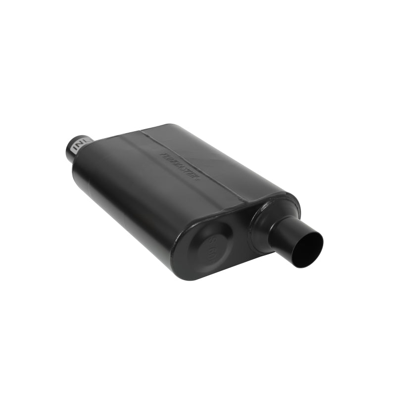 Flowmaster 2.25IN(O)/OUT(O) D&S 40 SS Muffler For Chevy Impala/Camaro/Firebird/Grand Safari/K10/Charger/Mustang/Challenger/Camaro/300 (842443)