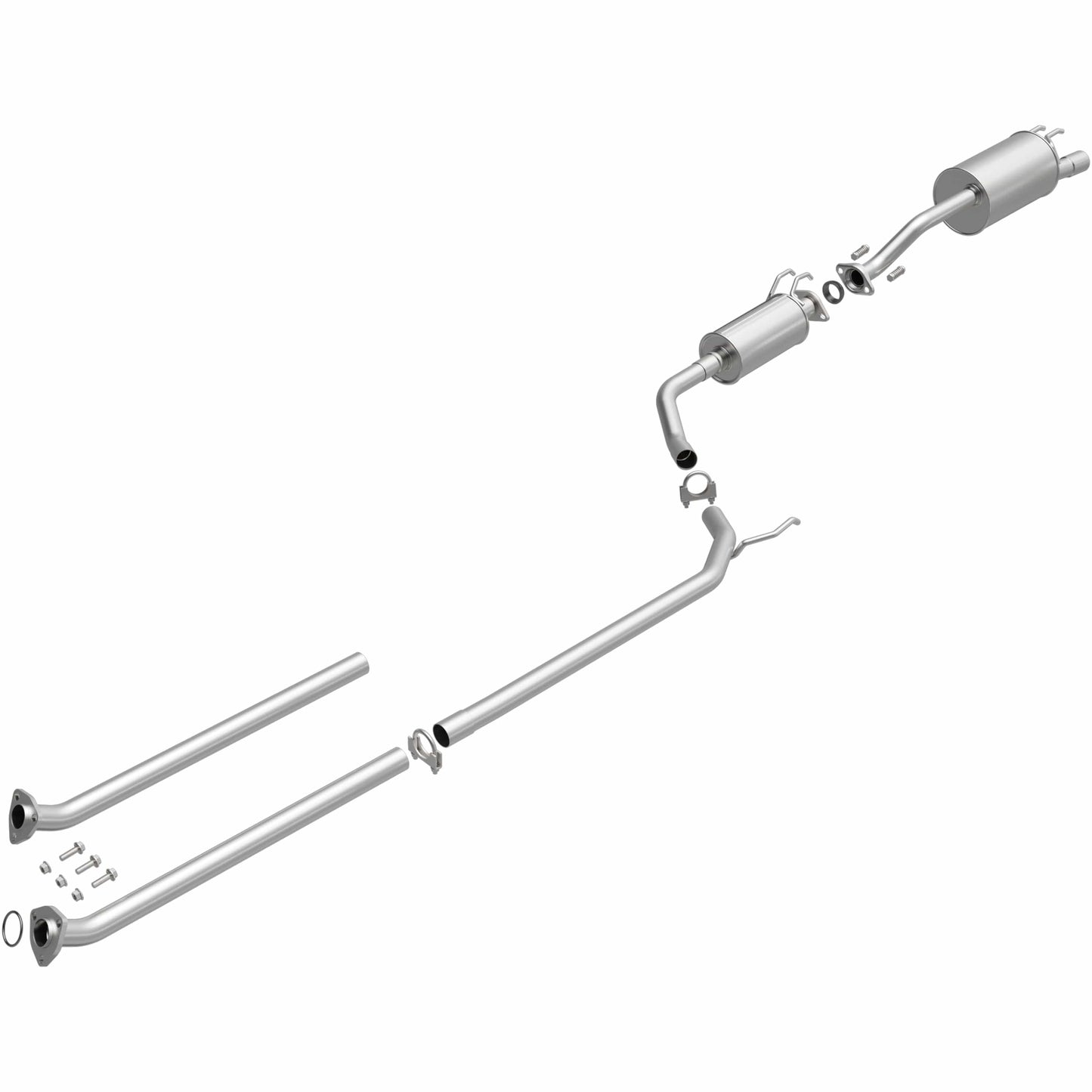 BRExhaust 2006-2011 Honda Civic 1.8L Direct-Fit Replacement Exhaust System