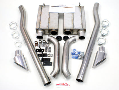 JBA Dual Side Header Back Exhaust | Ford Mustang 64-73 (50-2651)