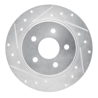 DFC D&S Brake Rotor (REAR RIGHT): Jeep Wrangler (18-25) - Silver Zinc Plated
