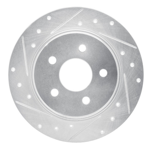 DFC D&S Brake Rotor (REAR RIGHT): Jeep Wrangler (18-25) - Silver Zinc Plated