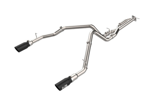 aFe 3in-3.5in Stainless Steel Cat-Back Exhaust System | Ford F-150 (21-24) (49-33151-B)