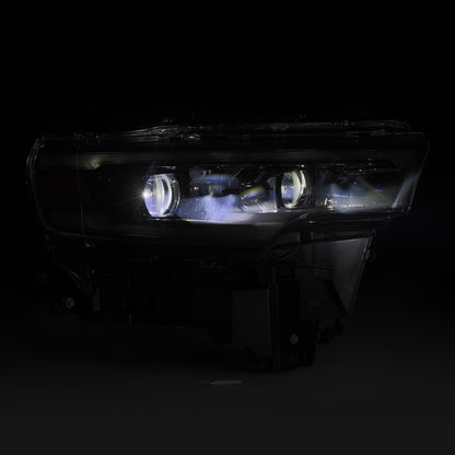 AlphaRex 880906 LUXX Dual LED Projector Headlights Alpha-Black Ram 25-26