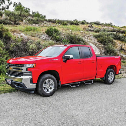 Westin 20-13715 Outlaw Nerf Step Bars for 14-19 Silverado/Sierra Double Cab