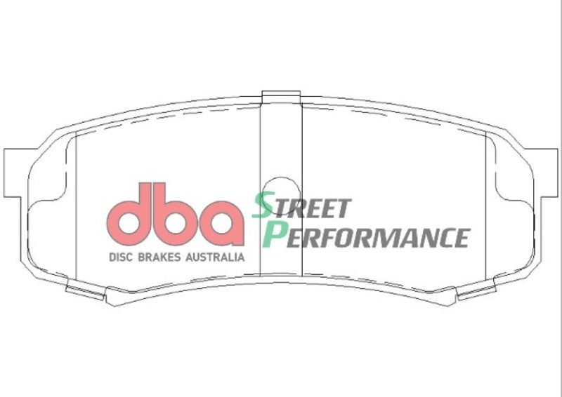 DBA SP500 Rear Street Performance Brake Pads | Toyota 4Runner (03-09) (DB1200SP)