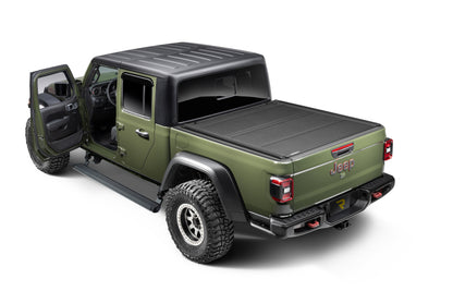 RealTruck 20-24 Jeep Gladiator CC 4dr VoltStep Electric Running Board Kit (Cut/Drill Req.) - Tex Blk