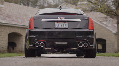 Stainless Works Catback System Resonated X-Pipe Dual-Mode Mufflers | Cadillac CTS-V Sedan (16-18) (CTSV16CB)