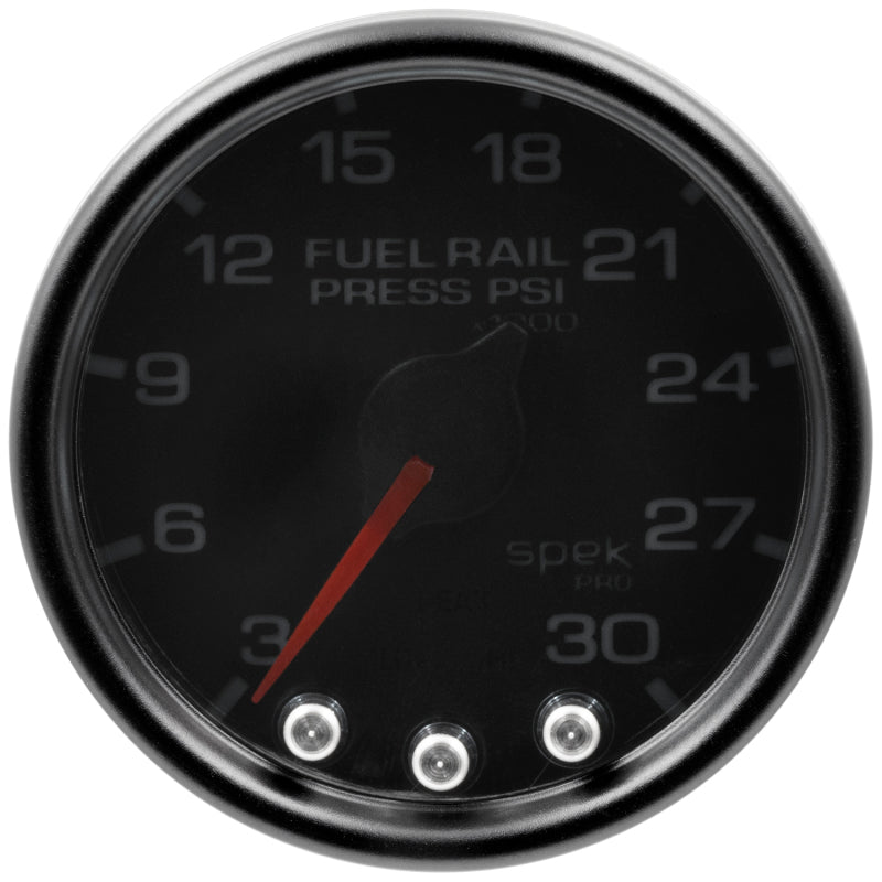 Autometer Spek-Pro 2 & 1/16" Rail Press Gauge 30KPSI
