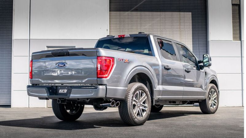 Borla 3" Dual Side Exit Cat-Back | Ford F-150 (21) 5.0L | CC SB EC STB Lariat/KR/Platinum/LTD 3/2.25 DSE Touring CHR Tips (140873)