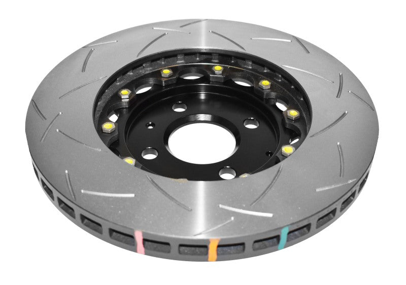 DBA 5000 Series 2 Piece Front Slotted Rotor w/ Black Hat | Lotus Exige (12) (DBA52358BLKS)