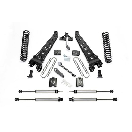 Fabtech 6" Radius Arm System w/ Coils & Dual Load Shocks | Ford F250 4WD (05-07) w/ Factory Overload (K20111DL)