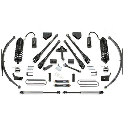 Fabtech 8" 4-Link System w/ 4.0 Rear Radius Rod & 2.25 Rear Leaf Springs | Ford F250/350 4WD (11-16) (K2278DL)