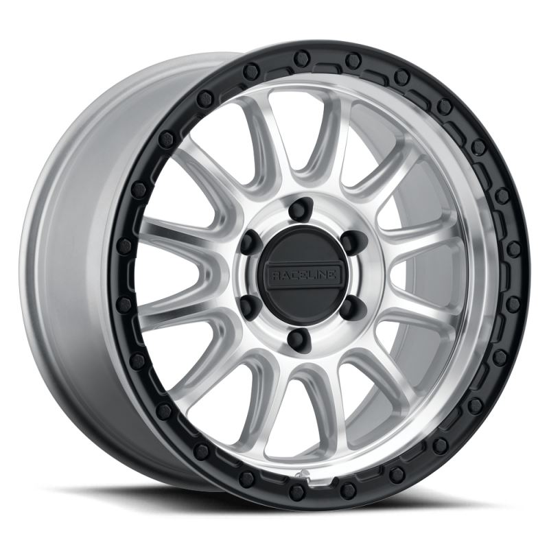 Raceline 960B Alpha Machined w/ Black Ring | 17x8.5" +35mm | 6x139.7mm Wheel