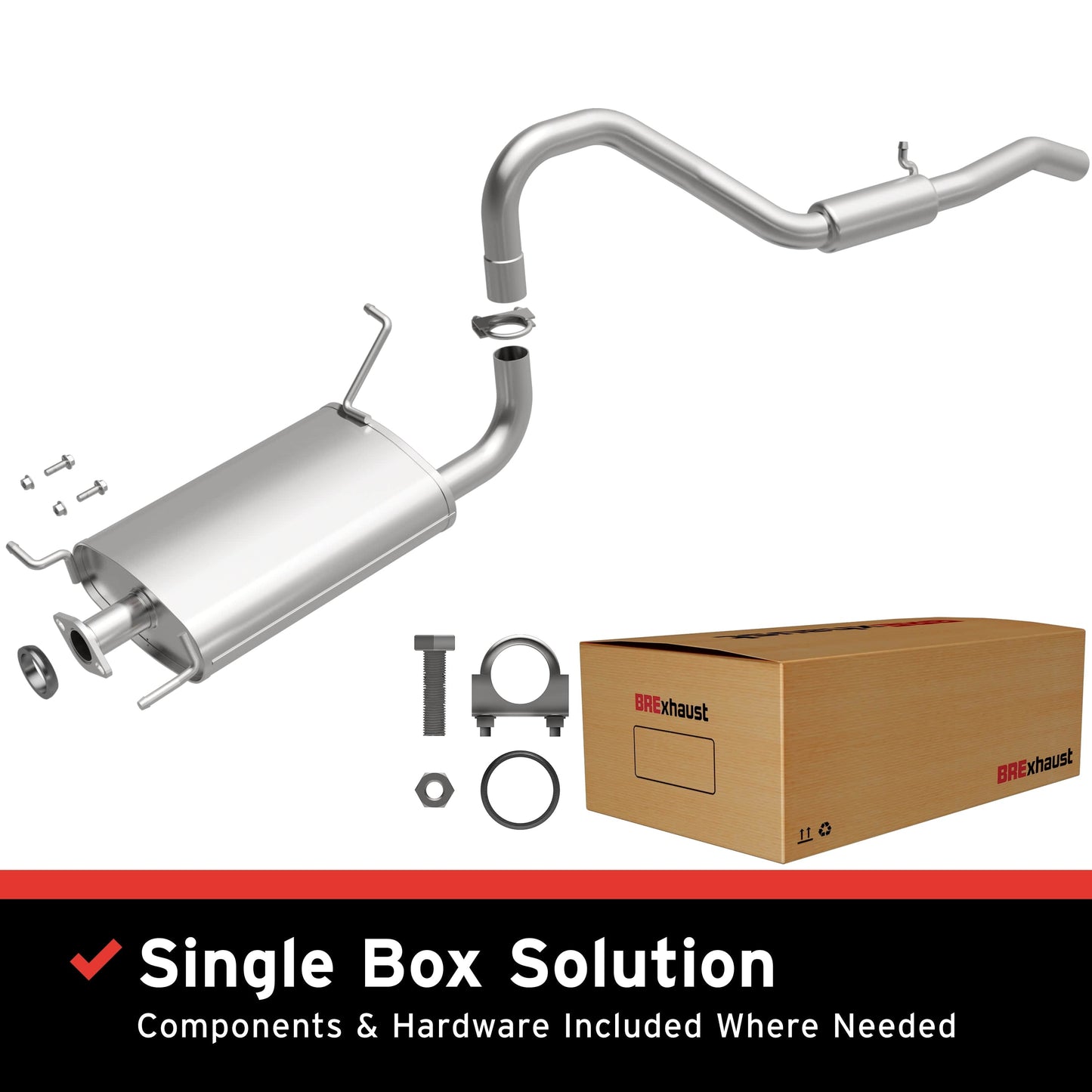 BRExhaust Direct-Fit Replacement Exhaust System 106-0613