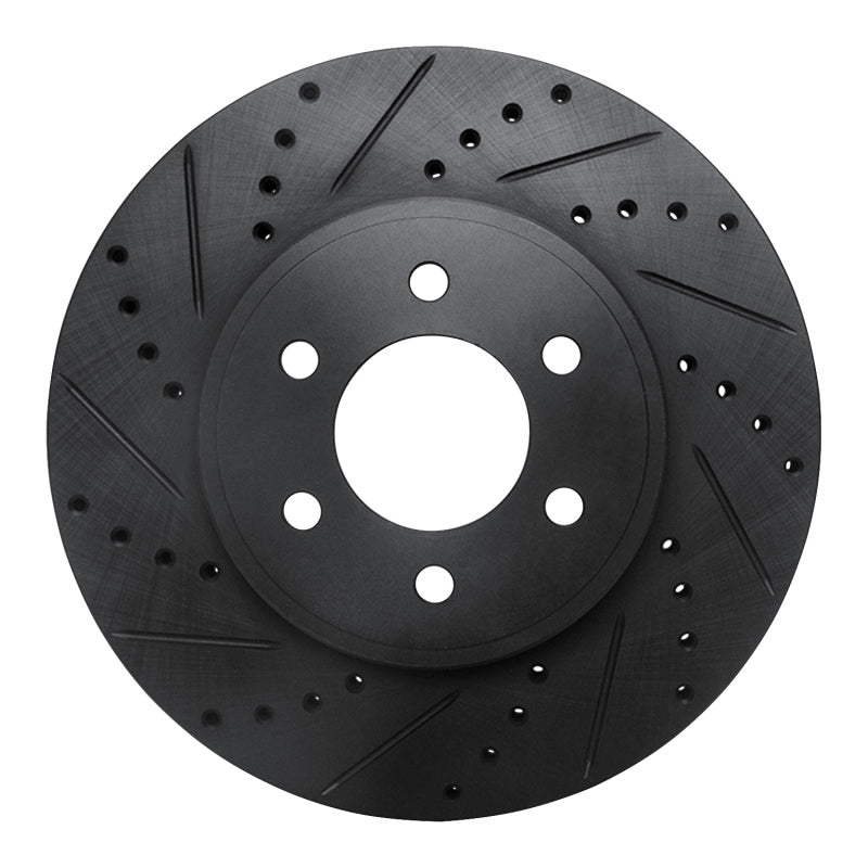 DFC D&S Black Brake Rotor (FRONT LEFT): Dodge Durango (03)
