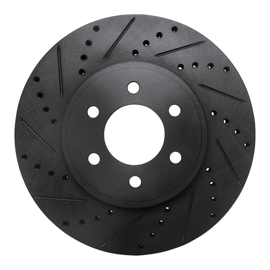 DFC D&S Black Brake Rotor (FRONT LEFT): Dodge Durango (03)