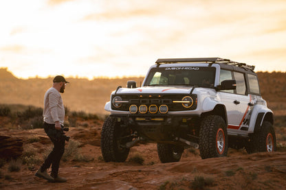 DV8 Offroad FBFR-02 Tube Front Bumper for 22-26 Ford Bronco Raptor