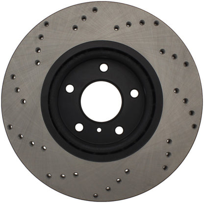Stoptech 128.42080L Sport Cross-Drilled Disc Brake Rotors For Nissan Altima