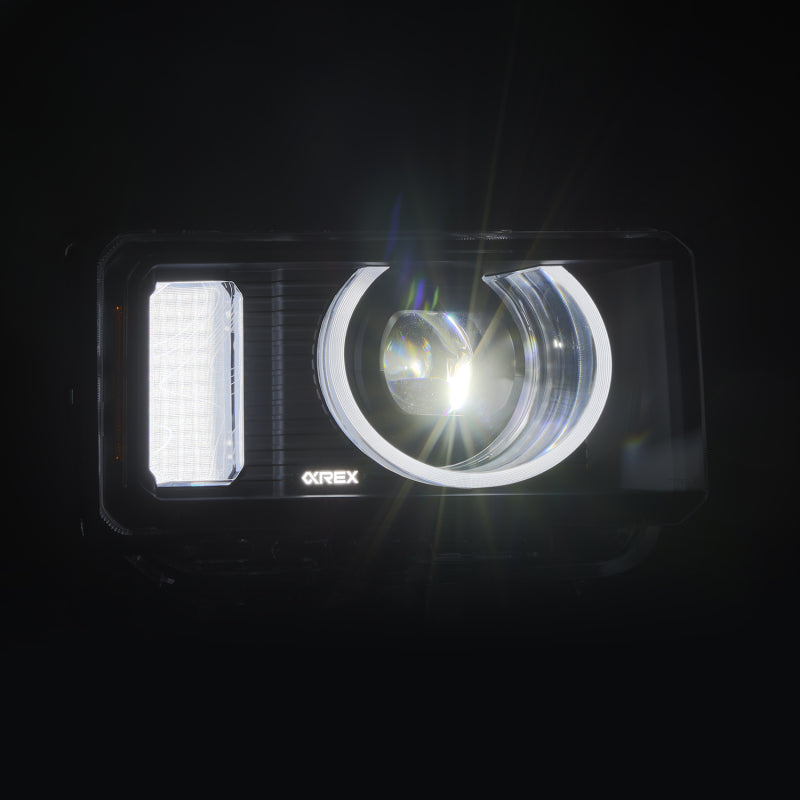AlphaRex 880899 LED Headlights Blk For Toyota LC 24-26