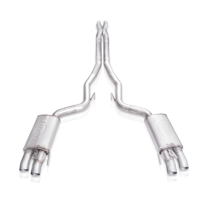 Stainless Works 2015+ Ford Shelby GT350 Legend Factory Connect X-Pipe Catback Exhaust w/Valves | Shelby GT350 (15+) (GT350CBXFCL)