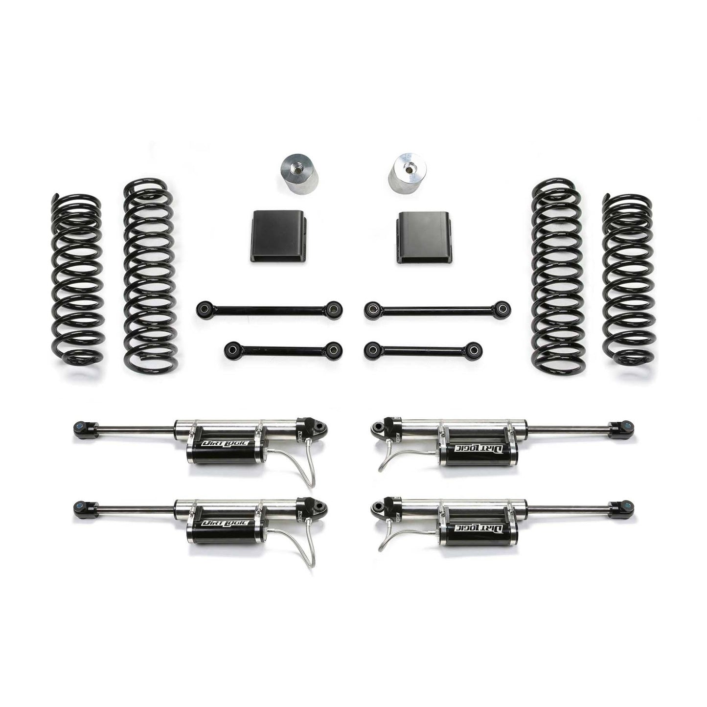 Fabtech 3in Sport II System w/ DL Resi | Jeep JT 4WD Gas (20-22) (K4164DL)