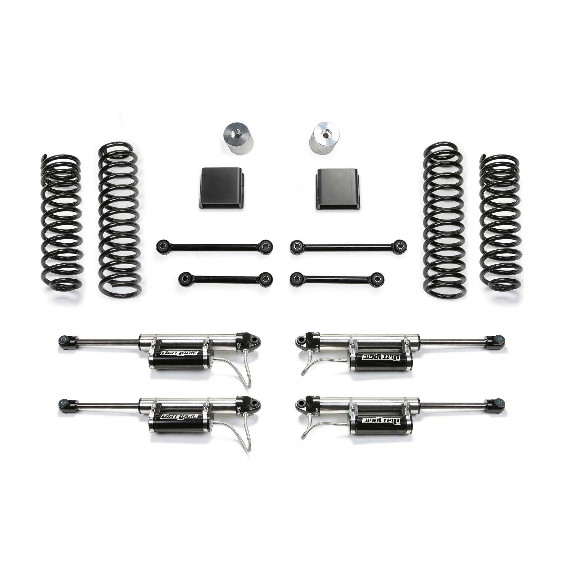 Fabtech 3in Sport II System w/ DL Resi | Jeep JT 4WD Gas (20-22) (K4164DL)
