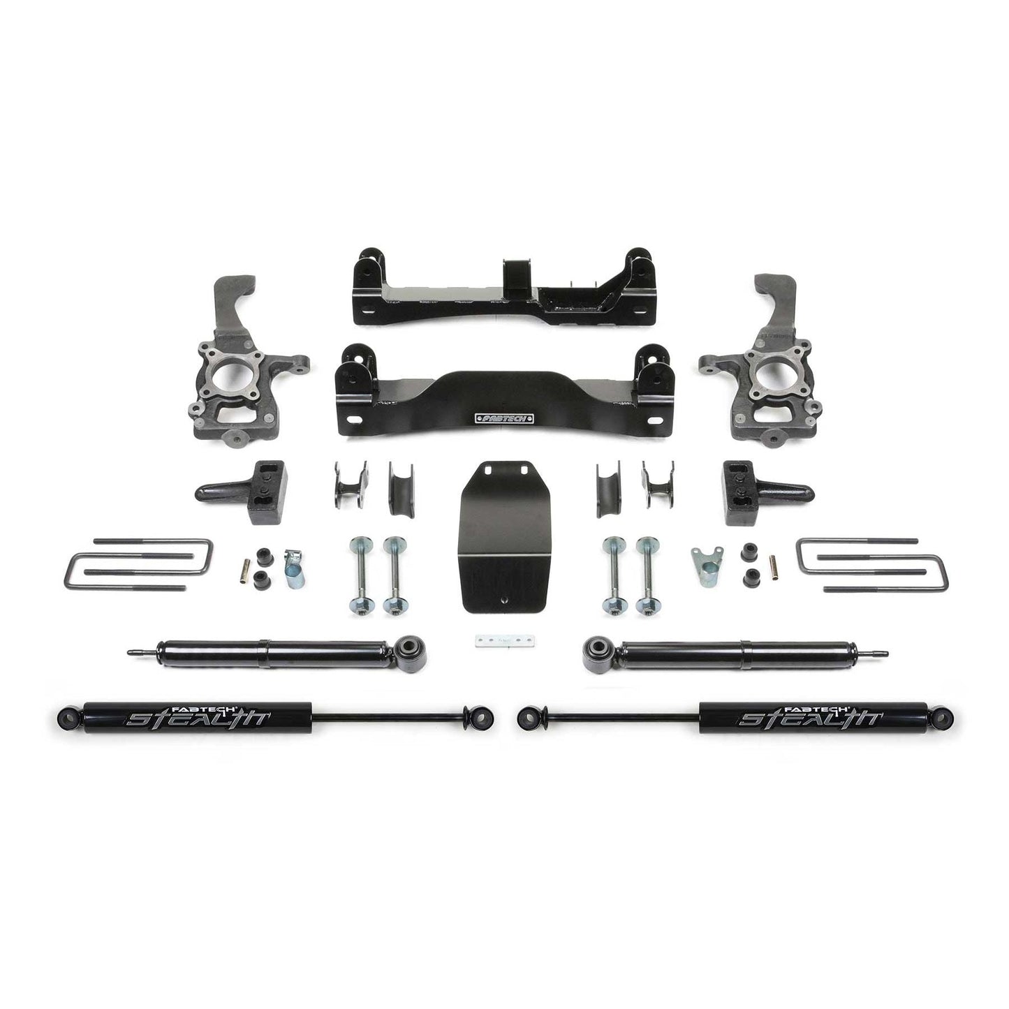 Fabtech 4" Basic Suspension System w/ Rear Stealth | Ford F150 4WD (09-13) (K2183M)