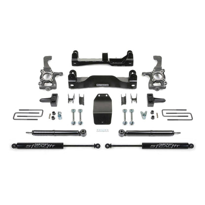 Fabtech 4" Basic Suspension System w/ Rear Stealth | Ford F150 4WD (09-13) (K2183M)