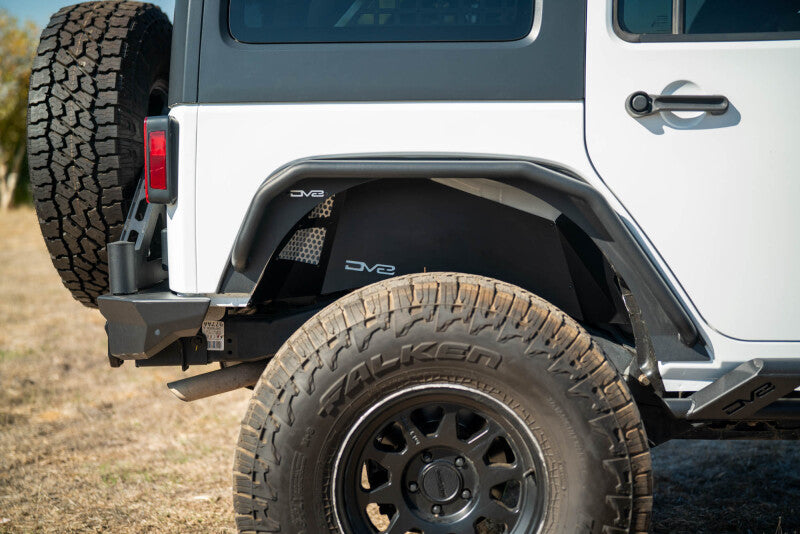DV8 Offroad INFEND-10RB Rear Inner Fender Liner for 07-18 Jeep Wrangler JK