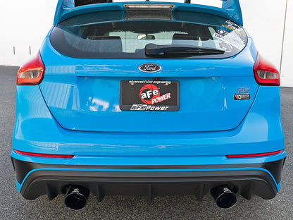 aFe Takeda 3in 304 SS Axle-Back Exhaust System w/ Black Tip 16-18 Ford Focus RS 2.3L (t)