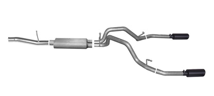 Gibson 2.25in Dual Split Cat-Back Exhaust | Chevrolet Silverado 1500 LT (10-13) (65654B)