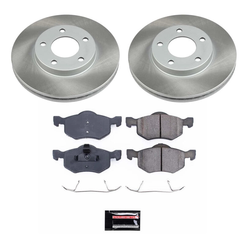 PowerStop 05-07 Mercury Mariner Front Semi-Coated Rotor Kit (SC1930)