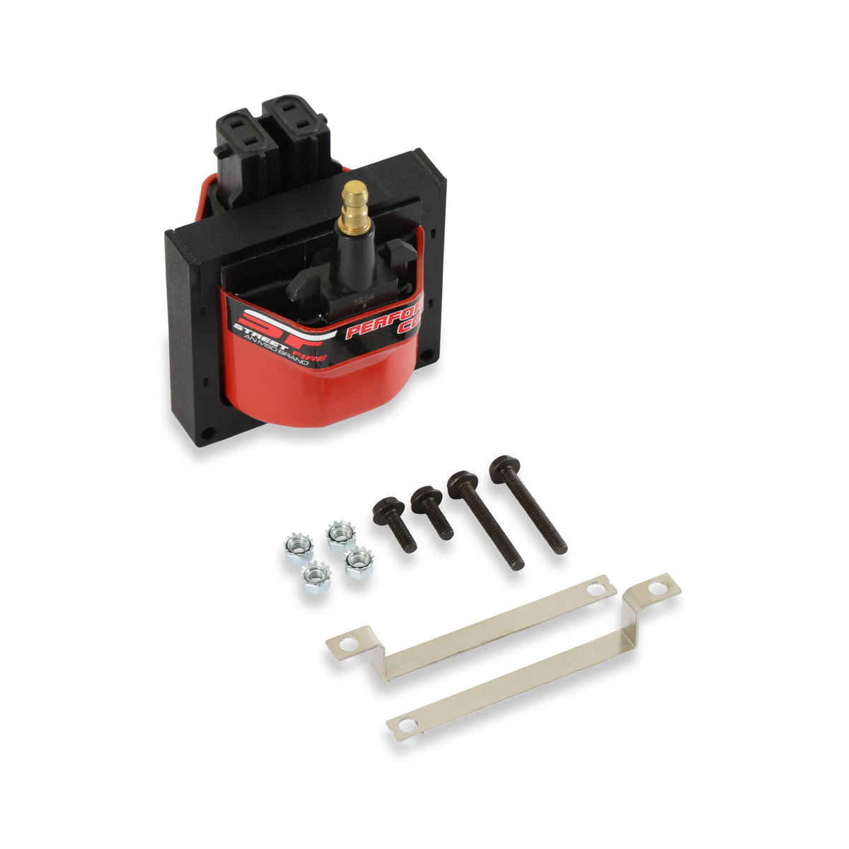 MSD Street Fire 5526 Ignition Coil - Red - Dual Connector