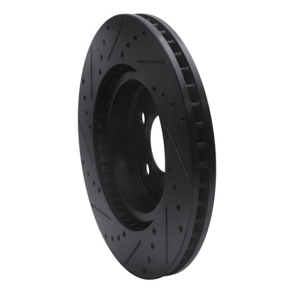 DFC D&S Black Brake Rotor (FRONT): Chrysler 300 (05-23)