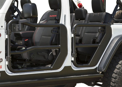 Rugged Ridge 11509.13 Fortis Front Tube Doors for 2018-2024 Jeep JL/JT (4WD)