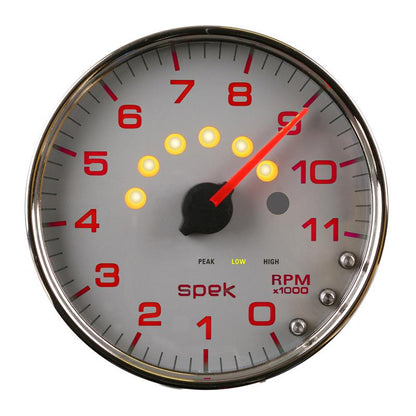 Autometer Spek-Pro 5" Tachometer W/Shift Light 11K RPM