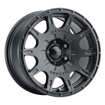(set of 4) Method MR502 VT-Spec Matte Black | 15x7" +15mm | 5x114.3mm Wheel