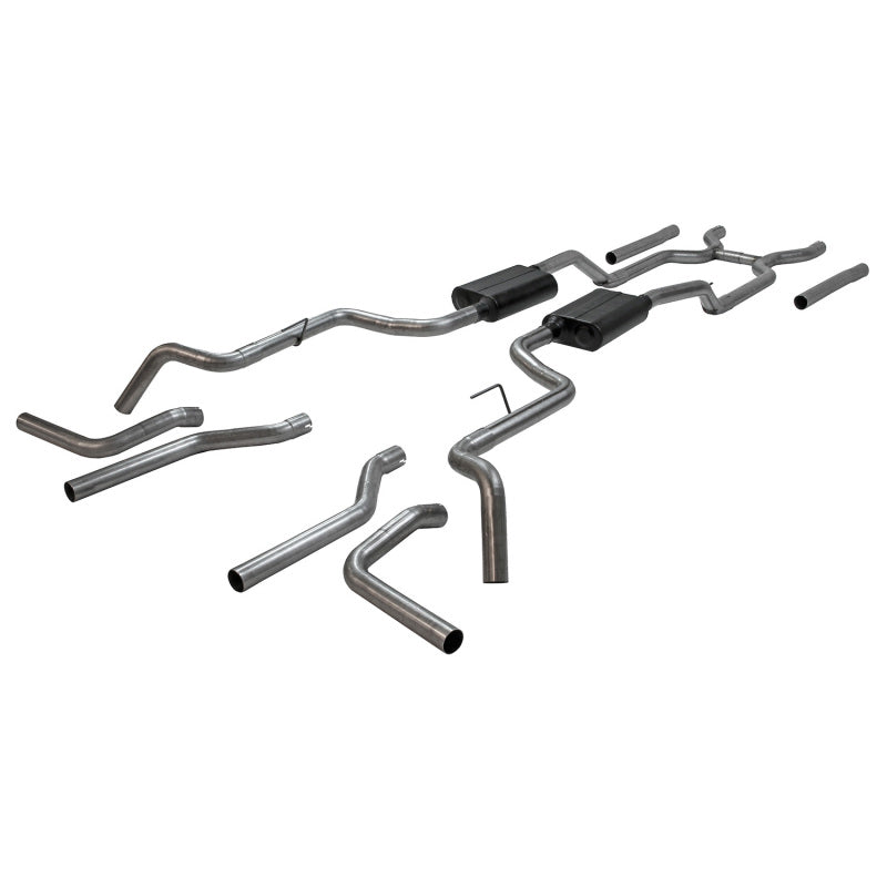 Flowmaster American Thunder SS Crossmbr-Back For C10 63-66 V8 (817937-12K)