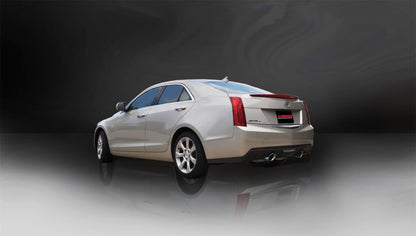 CORSA 2.0L Sedan Polished Sport Dual Rear Cat-Back Exhaust | Cadillac ATS (13-19) (14888)