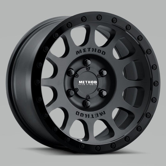 (set of 4) Method MR305 NV Double Black | 17x8.5" +0mm | 6x5.5in Wheel