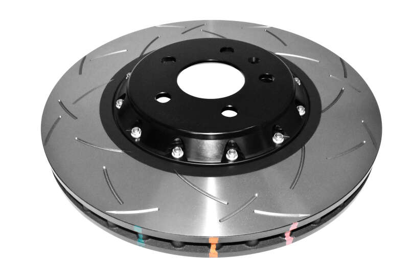 DBA 5000 Series T3 Slotted Front Rotor w/ Black Hat | Audi S4 (10-12) (DBA52832BLKS)