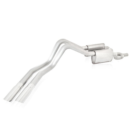 Stainless Works 3in Y-Pipe Chambered Mufflers Exit Behind Passenger Rear Tire | Ford Raptor (10-14) (FTR10CBCY)