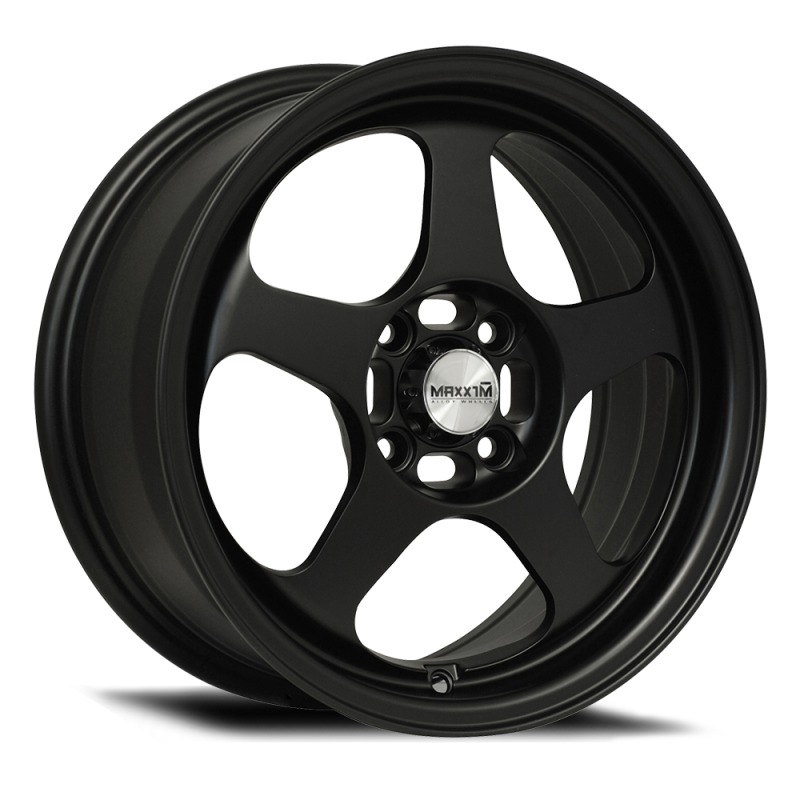 (set of 4) Konig Maxxim Air Matte Black | 15x6.5" +38mm | 4x100mm Wheels