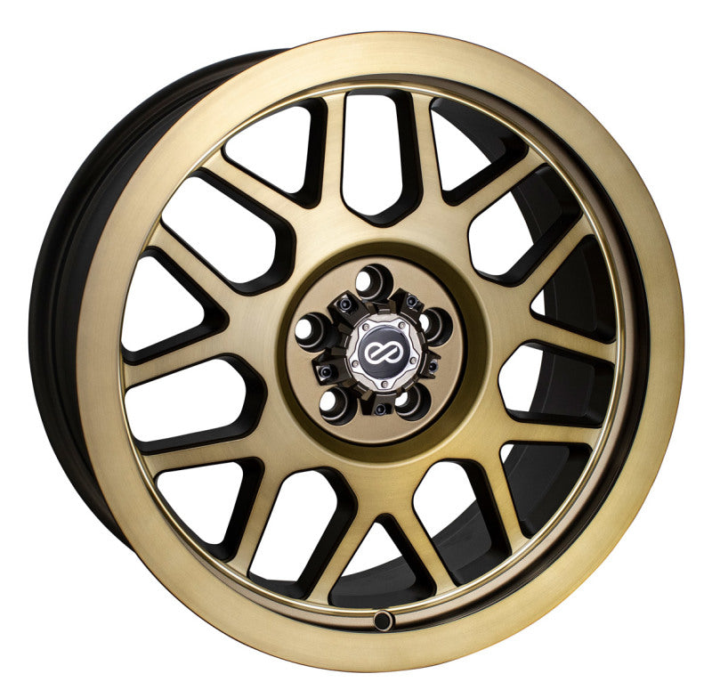 Enkei Matrix Brushed Gold | 17x8" +30mm | 5x100mm Wheel