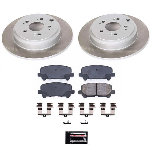 PowerStop 09-11 Honda Pilot Rear Semi-Coated Rotor Kit (SC4685)