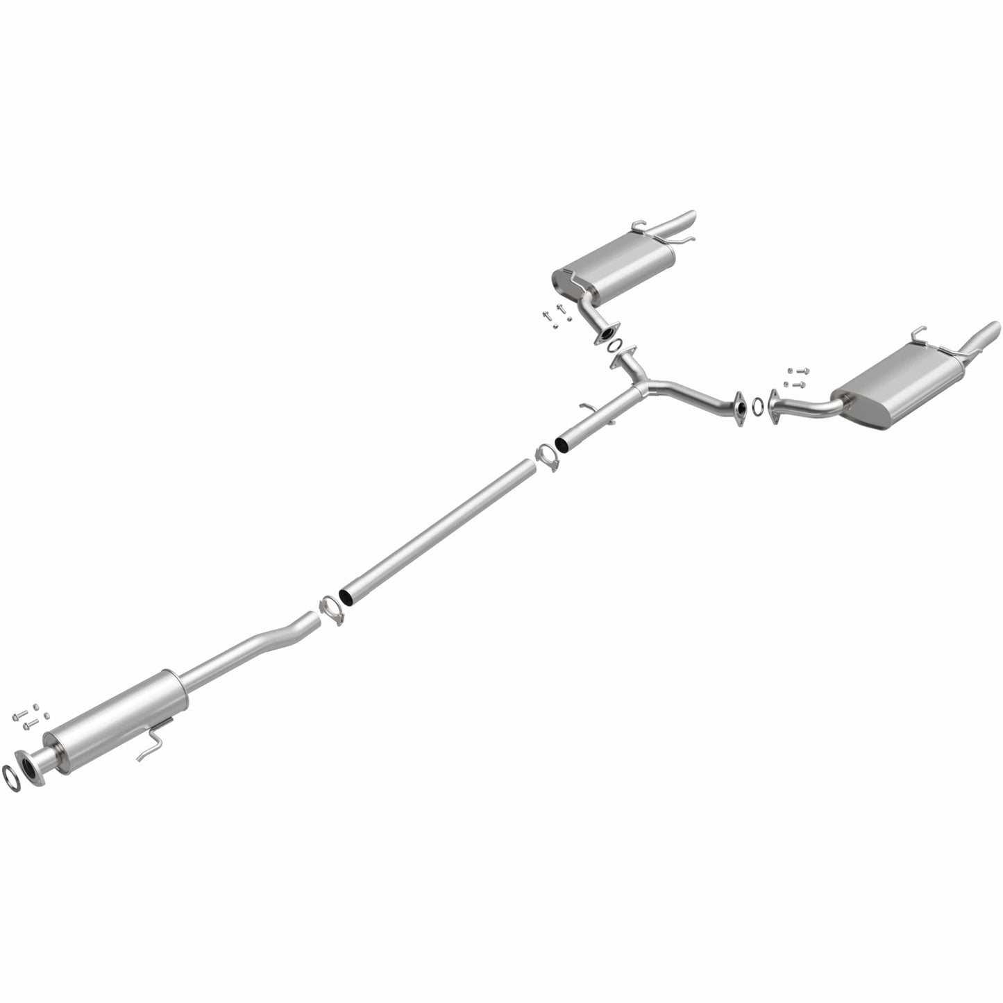 BRExhaust 2005-2012 Toyota Avalon 3.5L Direct-Fit Replacement Exhaust System