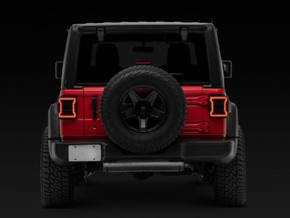 Raxiom 18-26 Jeep Wrangler JL LED Tail Lights Red Housing Smoked Lens (J181425)