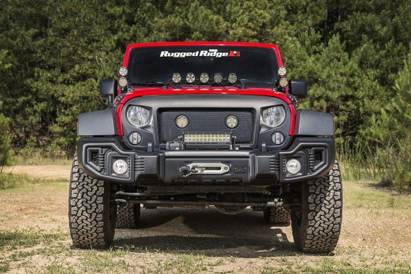 Rugged Ridge 11544.01 Spartacus Front Bumper Fits 07-18 Wrangler (JK)